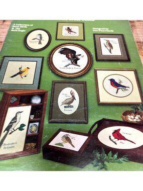 State Birds Cross Stitch Pattern Book By Leisure Arts Charted Designs